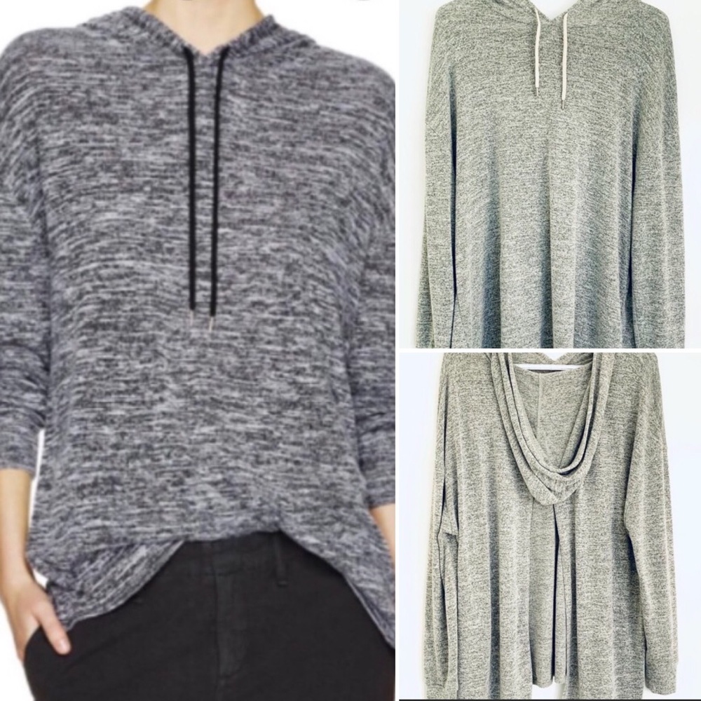 Aritzia Wilfred Free Open Back Long Sleeve Hoodie